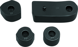 Kuryakyn Gloss Black Driver Floorboard Spacers 7508