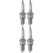 Set 4 NGK Standard Spark Plugs for Kawasaki VN1500-B 1987 Engine 1500cc