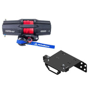 Viper V2 UTV Winch Kit 4500 lb Standard Spool With 40 Feet Red Synthetic Rope With Mount For Honda Talon 1000R 2019-2020