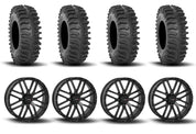 System 3 ST-3 Simulated Beadlock Matte Black 22" Wheels And XT400 Tires [37x9.5R-22]