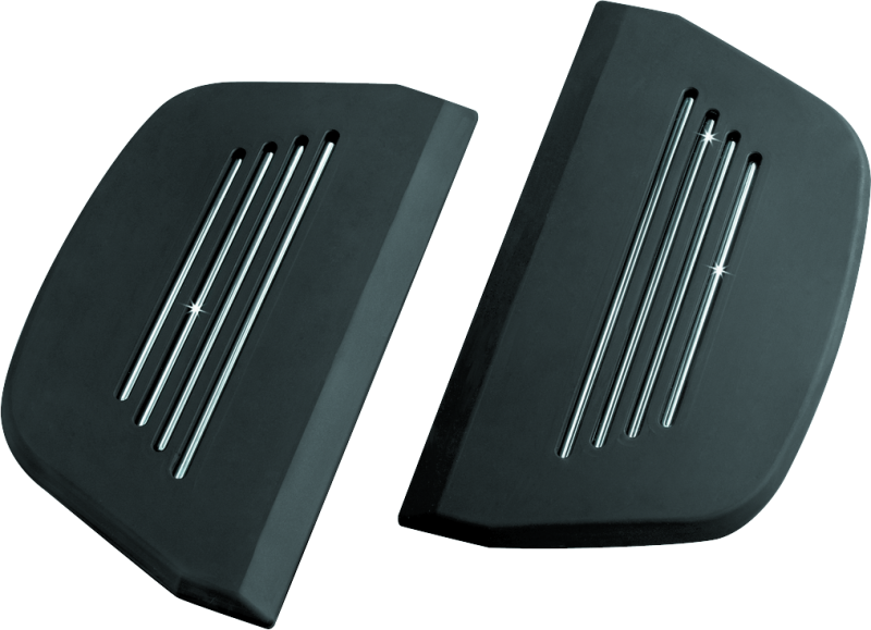 Kuryakyn Black Premium Passenger Board Inserts 7554