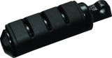 Kuryakyn Gloss Black Trident Small Peg With Male Adapter 7560