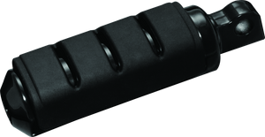 Kuryakyn Gloss Black Trident Small Peg With Male Adapter 7560