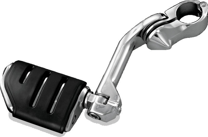 Kuryakyn Chrome Tour Tech Trident Dually 6in Back Arm With 1-1/4in Clamps 7586