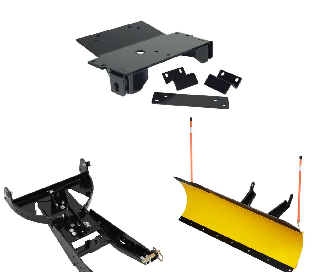 Denali Black UTV Snow Plow Kit For Can-Am Maverick 1000R 4X4 2013-2018