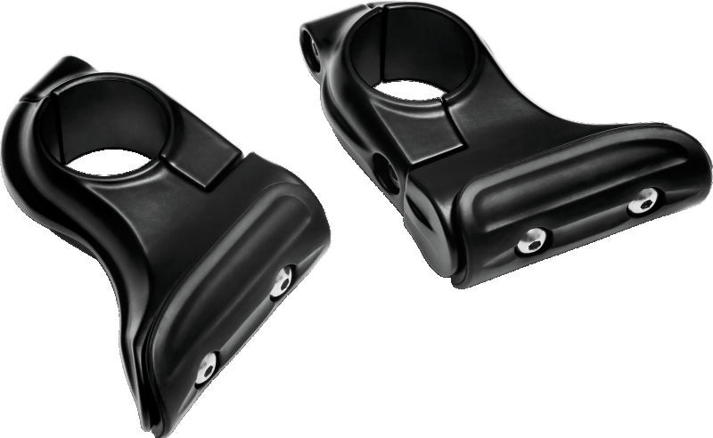 Kuryakyn Satin Black Toe Rest Cruise Pegs (Pair) 7633