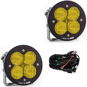 Baja Designs Auxiliary LED Light Pod Pair XL-R 80 Series Wide Cornering Pattern Baja Amber Lens Universal 767815