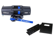 Viper V2 ATV Winch Kit 3500 lb Standard Spool With 40 Feet Blue Synthetic Rope With Mount For Honda Foreman Rubicon 500 2002-2004