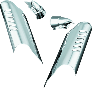 Kuryakyn Chrome Lower Leg Deflector Shields 7768