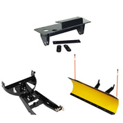 Denali Black UTV Snow Plow Kit For Kawasaki Teryx4 800 2012-2021