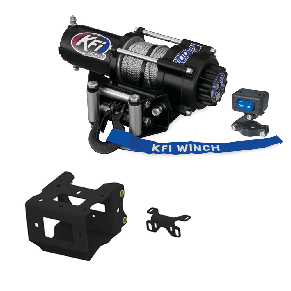 KFI 2500 lb Winch And Optional Mount