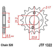 Front & Rear Steel Sprocket Kit for ATV/UTV HONDA TRX400EX SporTrax 2001-2004