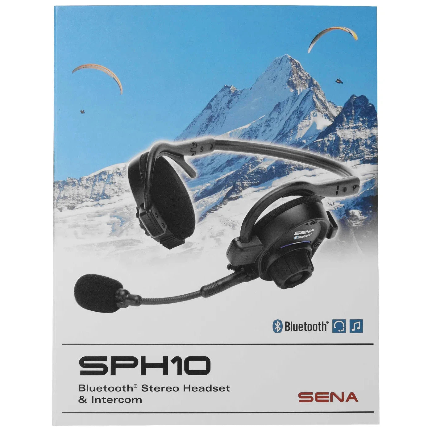 SENA SPH10 Bluetooth Stereo Headset Intercom Single Pack SPH10