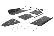 Seizmik UHMW Skid Plate Kit with Integrated Tree Kickers/Rock Sliders 76-10164