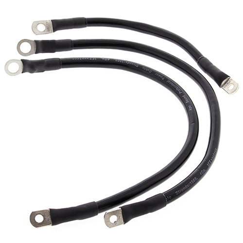 All Balls Racing Battery Cable Black Kit 79-3008-1