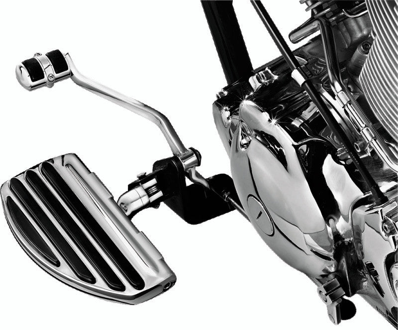 Kuryakyn Chrome ISO Conversion Floorboards With Splined Brackets 7916