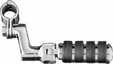 Kuryakyn Chrome Large ISO Offset Highway Pegs With 1-1/4in Clamp (Pair) 7999