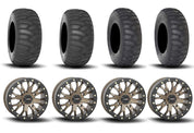 System 3 SB-4 Beadlock Bronze 15" Wheels And SS360 Sand/Snow Tires [32x10-15] ,[32x12-15]