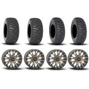 System 3 SB-4 Beadlock Bronze 15" Wheels And SS360 Sand/Snow Tires [32x10-15] ,[32x12-15]