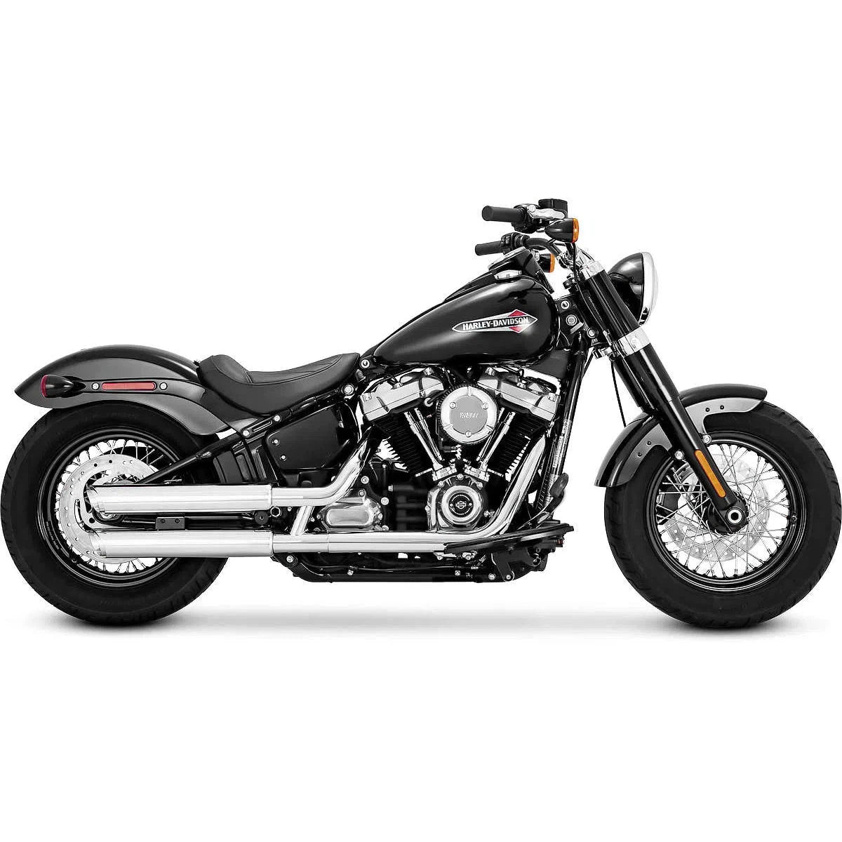 Vance & Hines 16875 Twinslash 3" Slip-Ons; Chrome