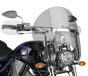 National Cycle Gray SwitchBlade Chopped Quick Release Windshield With Mount Kit, Straight Forks For Honda VT1300CR 2010-16
