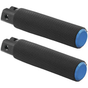 Arlen Ness Knurled Blue Driver Pegs 07-950
