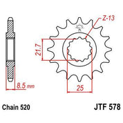 Front & Rear Sprocket Kit for YAMAHA SR500-520 Chain Conversion 91-00