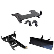 Denali Black UTV Snow Plow Kit For Honda Pioneer 700-4 SXS700M4 2014-2021