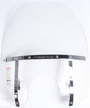 National Cycle Clear SwitchBlade 2-Up Quick Release Windshield With Mount Kit, Straight Forks