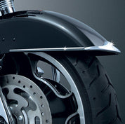 KURYAKYN CHROME FRONT FENDER SIDE TRIM FOR 1998-2018 HARLEY TOURING, DYNA 7786