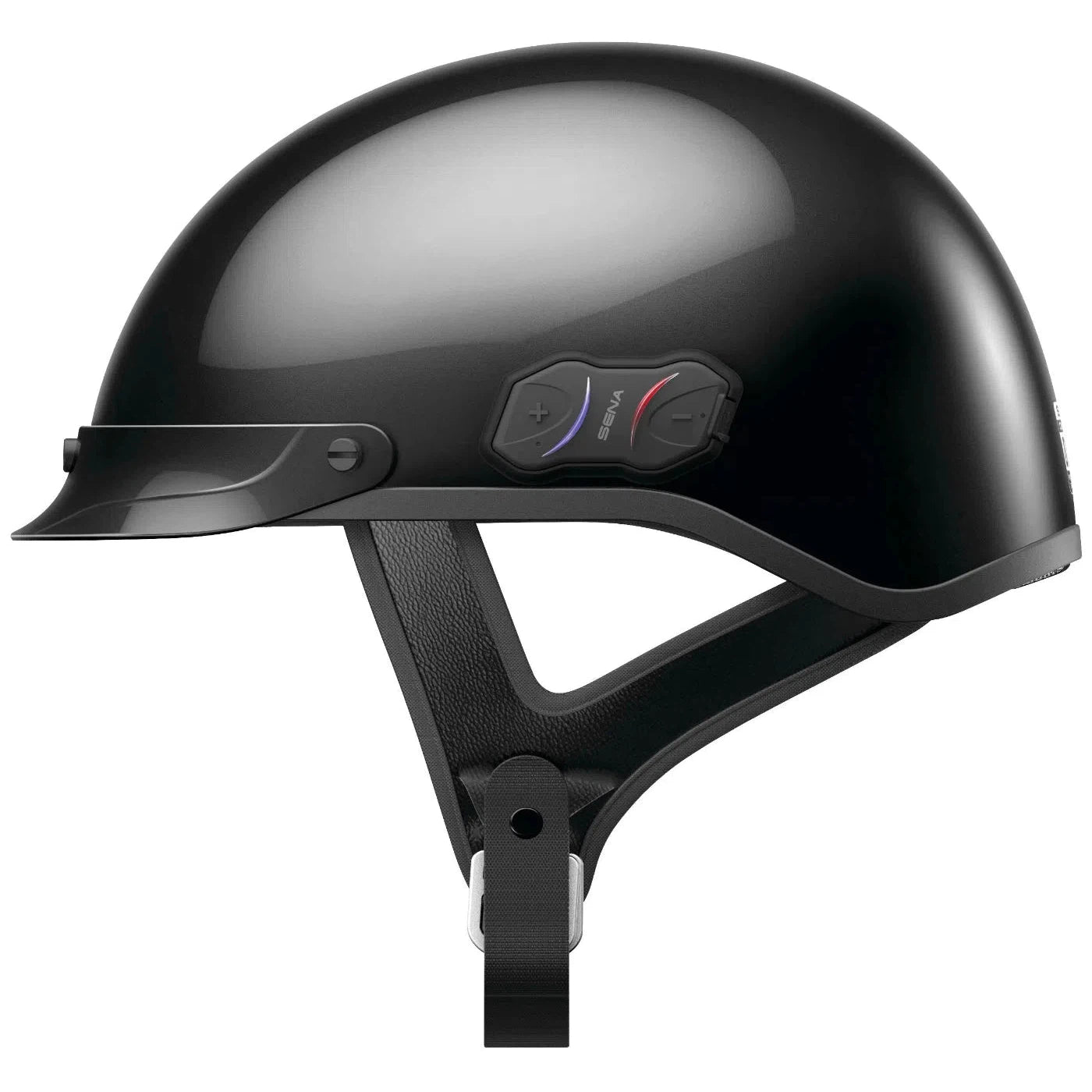 SENA Cavalry Bluetooth Half Helmet Glossy Black XS Cavalry-CL-GB-XS