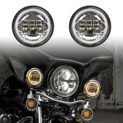 XK Glow 4.5" Passing Lights Chrome - XK042011-W