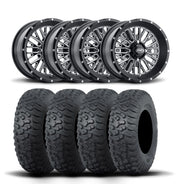 ITP Momentum 15" Wheels And Terra Hook Radial Tires [30x10R-15]