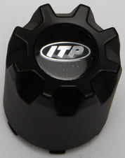 ITP Cast Aluminum Wheel Center Cap Black 4/4 C441ITP