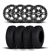 ITP SS212 14" Matte Black Wheels And Coyote Tires [27x11R-14]