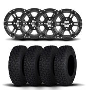 ITP SS212 14" Matte Black Wheels And Coyote Tires [27x11R-14]