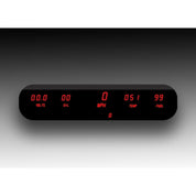 Intellitronix 5 Gauge Universal Digital Panel DP10001 - Red