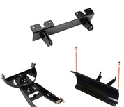 Denali Black UTV Snow Plow Kit For Kubota RTV900XT 2011-2012