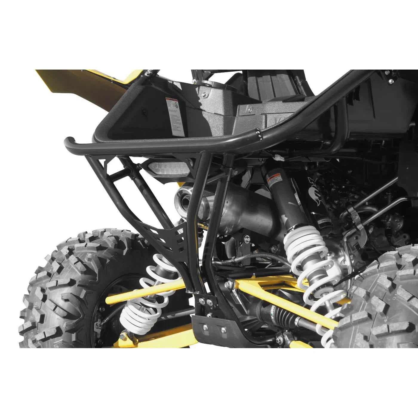 DragonFire Racing RacePace Rear Bumper for YXZ 1000R - Black - 01-5102