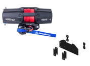 Viper V2 ATV Winch Kit 3500 lb Standard Spool With 40 Feet Black Synthetic Rope With Mount For CF Moto CFORCE 400 2012-2021