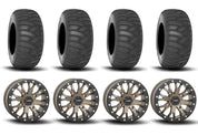 System 3 SB-4 Beadlock Bronze 15" Wheels And SS360 Sand/Snow Tires [33x10-15]