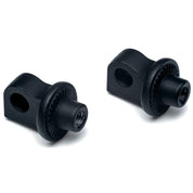 Kuryakyn Universal Peg Adaptors Stop Splined Satin Black