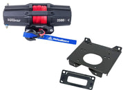 Viper V2 UTV Winch Kit 6000 lb Standard Spool With 40 Feet Orange Synthetic Rope With Mount For Polaris RZR Models 2015-2021