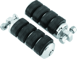 Kuryakyn Chrome ISO Peg Large With Male Adapter (Pair) 8002