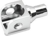 Kuryakyn Chrome Female Peg Adapter For 5/8in Square Mounts (Pair) 8007