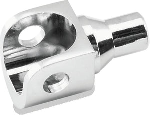 Kuryakyn Chrome Female Peg Adapter For 5/8in Square Mounts (Pair) 8007