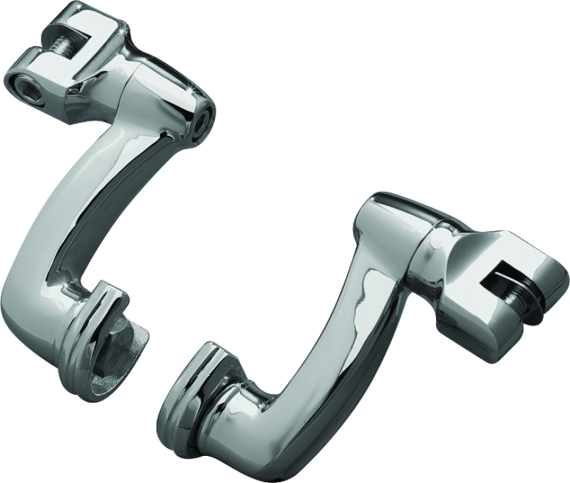 Kuryakyn Chrome Longhorn Offset Peg Mounts (Pair) 8016
