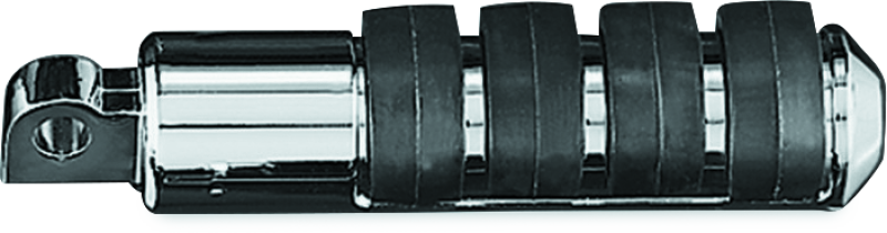 Kuryakyn Chrome Small ISO Longhorn Pegs 1in Male-Mount Adapter (Pair) 8024