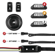 XK Glow 14 Piece Plug-And-Play Street Legal Conversion Kit - XK-DT-PRO