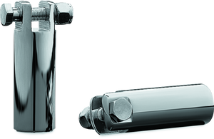 Kuryakyn Chrome 3 1/2in Extended Peg Mount With 3/8in-16 Mount Bolts 8087